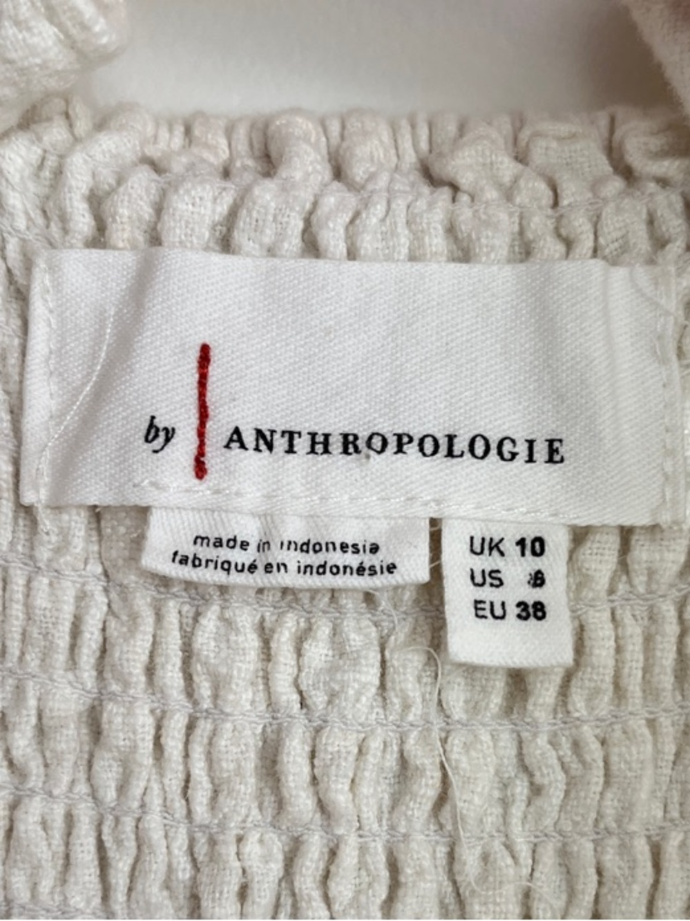 Anthropologie Cape Cod Cream Ivory Jumpsuit - Size 8 - EUC - Picture 10 of 10